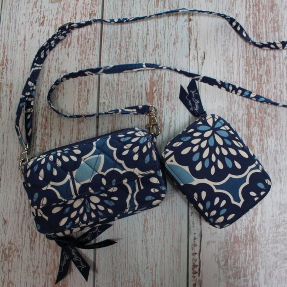 Vera Bradley Petal Splash Crossbody Wallet & Pill